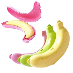 Dễ Thương Chuối Lưu Trữ Hộp Du Lịch Ngoài Trời Hình Chữ Nhật Nhựa <span class=keywords><strong>Container</strong></span> Cho Ăn Trưa Trái Cây Lưu Trữ Chuyến Đi Bảo Vệ Trường Hợp Bảo Vệ - Product Image 1