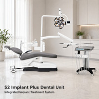 Fauteuil dentaire Sidebox Free Implant S2-IMPLANT PLUS certifié CE, ergonomique, électrique, à quatre poignées, gain de place, vente en gros