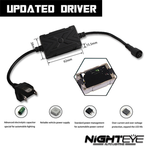 Nighteye led <span class=keywords><strong>faro</strong></span> H4 Phillip chips led de tres colores 3000K 6000K 8000K led de la motocicleta de la linterna led <span class=keywords><strong>bicicleta</strong></span> <span class=keywords><strong>faro</strong></span> - Product Image 3