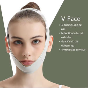 Faja Reductora Facial con Logotipo Personalizado, Banda Transpirable para Adelgazar el Rostro, Cinturón de Belleza para Levantar el Rostro, Moldeador Facial en V, Reductor de Papada Doble - Product Image 5