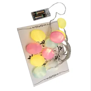 Battery box operated Easter egg led copper wire string fairy lights