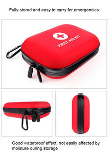 Botiquín de Primeros Auxilios de Emergencia, Pequeño, Impermeable, Rígido, de EVA, con Logotipo Personalizado <span class=keywords><strong>para</strong></span> Coche, Casa o Exteriores, con Suministros - Product Image 6