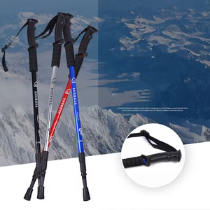 135cm ánh sáng đi bộ đường dài Kính thiên văn tùy chỉnh gấp có thể điều chỉnh tính di động đóng mở mía cắm trại nhôm đi bộ gậy leo núi cực - Product Image 6