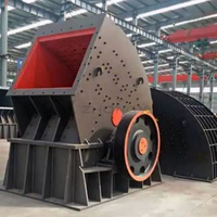 Nouveau type de concasseur à marteaux lourd de grande capacité avec moteur AC, haute productivité, capacité max. 500 t/h pour le concassage de calcaire, de granit et d'agrégats