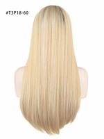 Cheveux vierges européens Remy de qualité salon de luxe, balayage HD pour perruque Lace Front transparente pour femmes blondes