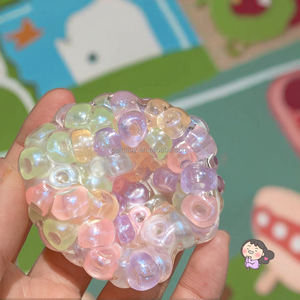 ของเล่นบีบมือรูปทรงแปลกตา ทำจากพลาสติกคุณภาพสูง พร้อมเสียงดนตรีและสายคล้องมือ รูปทรงไข่มุก บรรเทาความเครียดสำหรับผู้ใหญ่ - Product Image 3