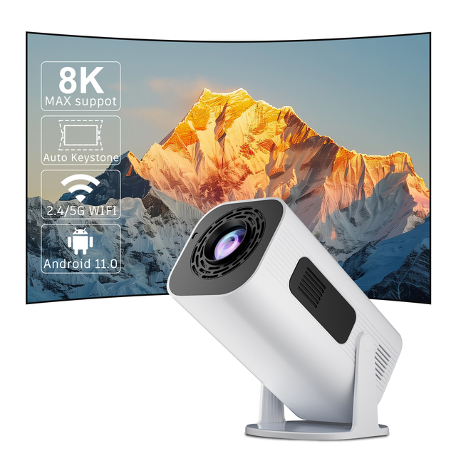 For Hot Selling P330 Android 11 Full HD Smart Projector 1080P Portable Mini WIFI H713 Chips HIFI STEREO 280 Lumens Home