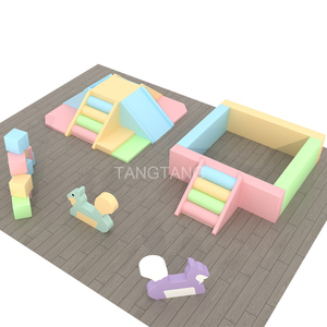 Play Cafe : Ensembles <span class=keywords><strong>de</strong></span> jeux souples, jouets pour tout-petits, équipement <span class=keywords><strong>de</strong></span> terrain <span class=keywords><strong>de</strong></span> jeu intérieur avec piscine <span class=keywords><strong>à</strong></span> balles et structure d'escalade, pour la location, usage commercial, centres commerciaux et usage domestique - Product Image 5