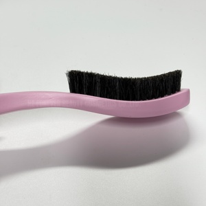 New Màu Hồng Làm Mịn Tóc Lược Thêm Sức Mạnh Cạnh Điều Khiển Chống-Bay Bàn Chải Với Nhãn Hiệu Riêng - Product Image 3