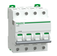 Disjoncteur magnéto-thermique 4 pôles courbe C MCB IC65N 4P C16A Pro 16A pour tableaux de distribution électrique