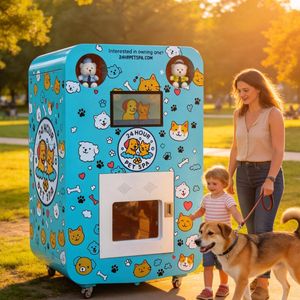 Machine de lavage et de séchage commerciale pour animaux de compagnie, économique, 24h/24, <span class=keywords><strong>en</strong></span> libre-service, tout-<span class=keywords><strong>en</strong></span>-un - Product Image 1