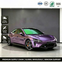 KUMOSHI Vente en gros de film TPU 7,5 mil avec finition satinée, technologie de changement de couleur, film de protection de peinture PPF, résistant aux rayures et aux UV