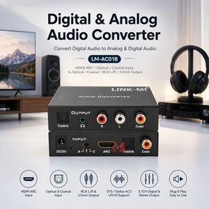 <span class=keywords><strong>Convertisseur</strong></span> audio <span class=keywords><strong>coaxial</strong></span> Toslink, décodeur audio HDMI ARC, <span class=keywords><strong>convertisseur</strong></span> audio <span class=keywords><strong>optique</strong></span> RCA stéréo pour téléviseur, haut-parleur, amplificateur - Product Image 1