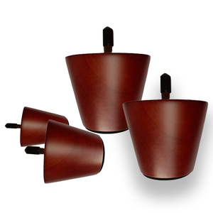 Ensemble <span class=keywords><strong>de</strong></span> <span class=keywords><strong>4</strong></span> <span class=keywords><strong>pieds</strong></span> en bois, <span class=keywords><strong>pieds</strong></span> <span class=keywords><strong>de</strong></span> remplacement ronds en bois massif adaptés aux canapés, commodes, ottomanes, armoires, <span class=keywords><strong>chaises</strong></span>, à visser - Product Image 1