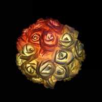 Guirlandes lumineuses LED romantiques en forme de roses artificielles, lumières féériques pour Noël, mariage, Saint-Valentin, fête, décoration festive pour la maison