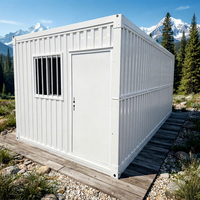 Maison conteneur de luxe respirante et pliable, moderne et minimaliste, prête à l'emploi, pour résidence familiale, bureau, usine, entrepôt, hôtel