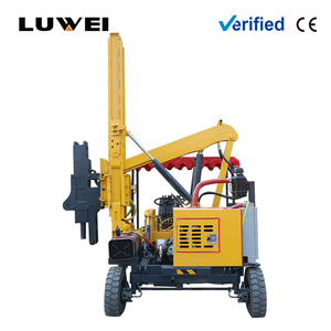 Pile driver à roues pour garde-corps / pile driver hydraulique mobile adapté à l'installation de garde-corps de sécurité routière - Product Image 6