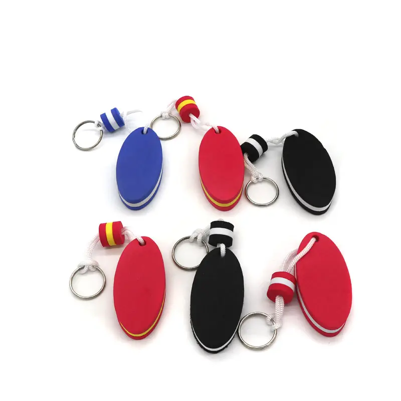 Waterproof Bright Color Custom Color EVA Foam Key Chain Floating Keychain
