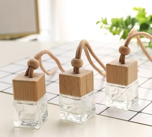 น้ำหอมปรับอากาศในรถยนต์แบบใสพร้อมฝาไม้ - Product Image 4