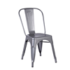 Chaises de salle à manger en métal empilables, durables, de style industriel vintage, pour la maison, le bureau, les cafés et les magasins, à prix abordable.