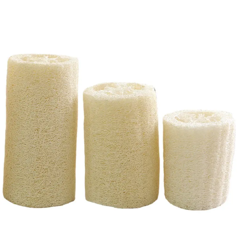 Natural Luffa Section Loofah Bath Scrubber Kitchen Cleaning Sponge