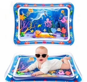 Tapis d'éveil gonflable pour bébé, pour le temps sur le ventre et les jeux aquatiques, pour enfants (matériau PVC, usage domestique) - Product Image 1