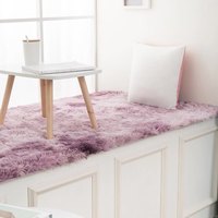 Fabrika fiyat peluş 3D kabarık halı hayvan dostu otel Modern kolay temiz düz renk peluş halı oturma odası kilim