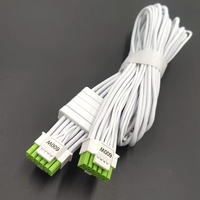 Câble bi-couleur 12 + 4 PCIE 5.0 compatible 12VHPWR pour RTX 3090Ti 4070Ti 4080 4090 GPU 2*8P 16AWG Connecteurs PVC TPE Jackets