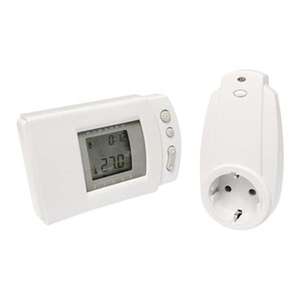 thermostat numérique programmable avec télécommande, écran LCD et programmation hebdomadaire ; idéal pour optimiser le consommation - Product Image 1