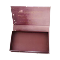 Boîte en papier rigide magnétique élégante, personnalisée, robuste, recyclable et réutilisable, avec couvercle rabattable, boîte cadeau de luxe pour l'emballage des cils