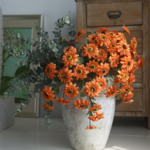 ดอกทานตะวันประดิษฐ์ ยี่ห้อ Yihua Floral Art ขนาด 50 ซม. ทำจากผ้าไหม สไตล์วินเทจ ตกแต่งบ้าน ตกแต่งโต๊ะห้องนั่งเล่น - Product Image 3