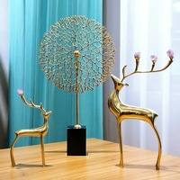 2025 Offres Spéciales fait à la main métal léopard arbre luxe décor à la maison accessoire Art artisanat autre décoration de la maison pour un usage domestique