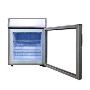Congélateur miniature Oumeite SD55 pour comptoir de supermarché, vitrine de crème glacée avec porte en verre, pour magasin de proximité - Product Image 1