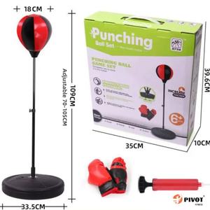 Vente chaude Vertical Boxe Vitesse Balle Boxe Ensemble <span class=keywords><strong>Punching</strong></span> <span class=keywords><strong>Ball</strong></span> <span class=keywords><strong>Avec</strong></span> Des <span class=keywords><strong>Gants</strong></span> De Boxe pour Enfants Enfant - Product Image 2