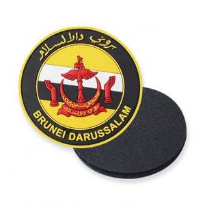 Fabricant sans minimum de commande, patchs en caoutchouc personnalisés pas chers, patchs en PVC souple 3D en relief avec logo personnalisé - Product Image 1