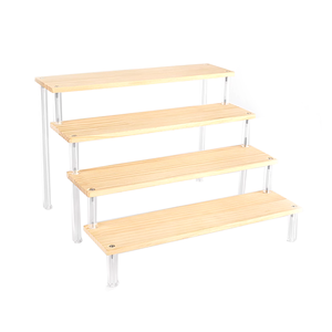 Présentoir multi-niveaux en acrylique pour <span class=keywords><strong>magasin</strong></span>, organisateur de rangement de type étagère pour gâteaux et parfums - Product Image 2