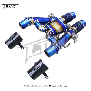Escape Catback con Válvulas de Fábrica para McLaren Artura Spider 3.0T 2023-2025, Tubo de Escape y Silenciador de Titanio Pulido para Carreras - Product Image 3