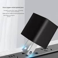 Adaptador de Corriente USB PD de 5W, 5V1A, Carcasa Transparente, Enchufe Estadounidense, Protección Contra Sobrecorriente OLP, Cargador de Bajo Voltaje
