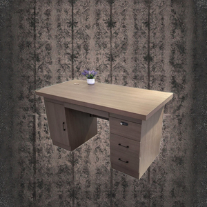 Mesa de trabajo con panel de madera para el hogar, escritorio de ordenador, escuelas, hospitales, hoteles, muebles de oficina de metal extensibles modernos - Product Image 3