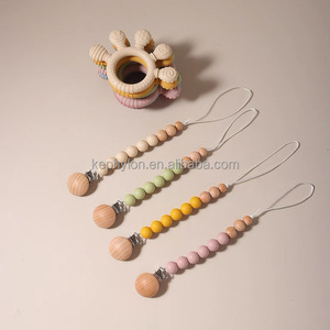 Nouveau design, <span class=keywords><strong>sucette</strong></span> en silicone de qualité alimentaire pour bébé avec clip anti-chute, sans BPA, masseur de gencives pour nourrissons, cordon anti-perte pour nouveau-né - Product Image 1