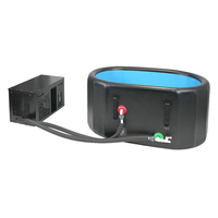Baignoire pliante portative de glace grande baignoire gonflable de cosse de PVC de plongeon froid pour la thérapie d'eau froide de récupération
