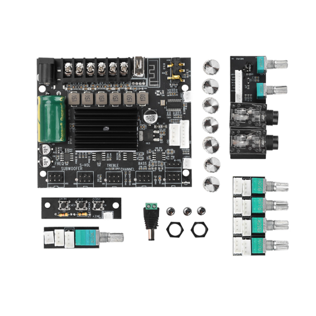 With Dual Mic Echo Subwoofer Output 2.1 Channel TPA3116D2 50W*2+100W Amplifier Board High Power Amplifier
