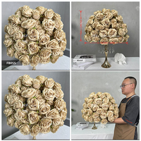 Boules de fleurs artificielles en soie colorées et réalistes, bouquet de roses, centre de table, décorations de mariage et de fête des mères de haute qualité