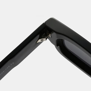 ビンテージサングラスレトロスクエアラグジュアリーサンメガネ男性用2025新しいバルクアセテート偏光サングラス - Product Image 4