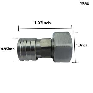 Stainless Steel Garden Hose Adapter For Washer Nozzle Connection Bulk Hose Fitting 34 Forging Type - Product Image 4