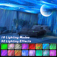Projecteur de lumière nocturne galaxie lune aurore boréale astronaute 2024 pour enfants adultes salle de jeux/fête/décoration de la maison