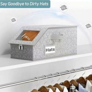 Bathroom <b>Hat</b> Storage Organized Bathroom Space Stylish Bathroom Accessory Durable <b>Hat</b> Storage Bathroom <b>Hat</b> Storage Boxfoldable - Product Image 1
