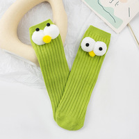 Nouveau design Eye Decor 3D mignon filles enfant chaussettes dessin animé enfants Slouch filles chaussettes