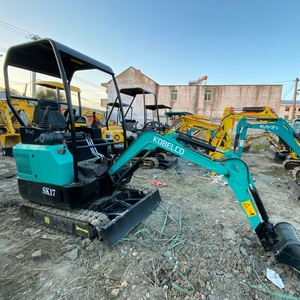 Mini-excavatrice sur chenilles hydraulique d'occasion Kobelco SK17 de 1,7 tonne, durable et la plus vendue, d'origine japonaise, pour usage agricole et domestique - Product Image 1