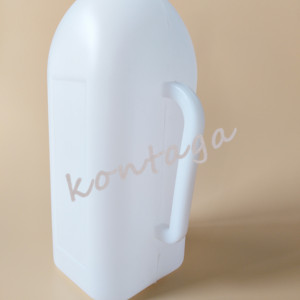 Nouvelle bouteille d'alimentation en plastique blanche <span class=keywords><strong>de</strong></span> 2 L pour veaux et agneaux <span class=keywords><strong>avec</strong></span> tétine en caoutchouc pour l'alimentation des vaches, des chevaux et des moutons - Product Image 4